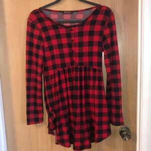 Bon Bom plaid top